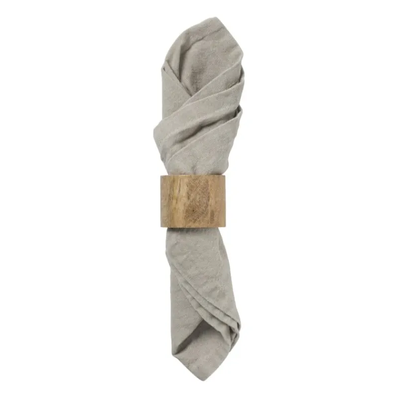Xenos Kerst|Servetten-Servet zand - taupe - set van 2 - 40x40 cm