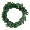 Xenos Servetten|Servetringen-Servetring kersttak - groen/rood - ø7 cm