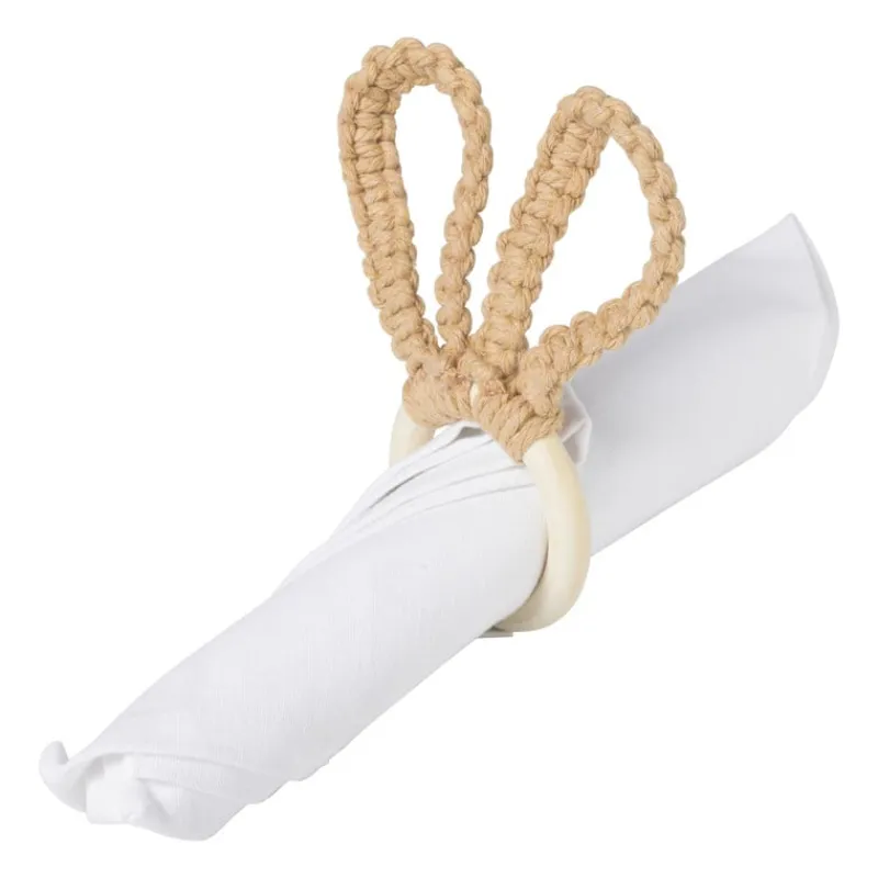 Xenos Servetten|Servetringen-Servetring konijn - diverse kleuren - ø6.5x15 cm