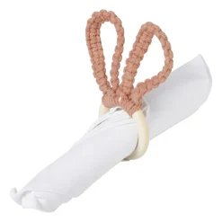 Xenos Servetten|Servetringen-Servetring konijn - diverse kleuren - ø6.5x15 cm