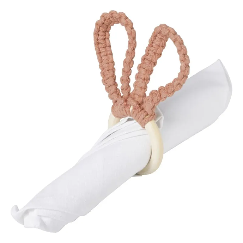 Xenos Servetten|Servetringen-Servetring konijn - diverse kleuren - ø6.5x15 cm