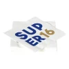 Xenos Papieren Servetten|Verjaardagen-Servetten 16 jaar - blauw - set van 20