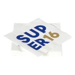 Xenos Papieren Servetten|Verjaardagen-Servetten 16 jaar - blauw - set van 20