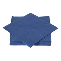 Xenos Papieren Servetten|Servetten-Servetten donkerblauw - 33x33 cm - set van 20