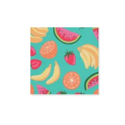 Xenos Papieren Servetten-Servetten fruitprint - multikleur - set van 20