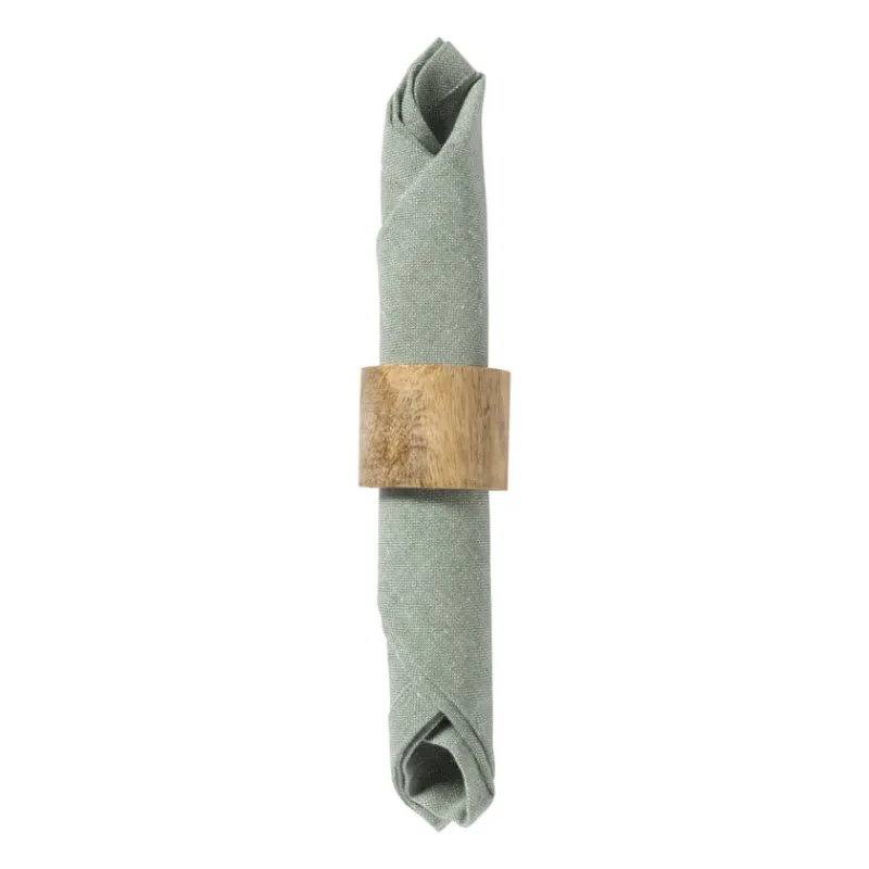 Xenos Kerst|Servetten-Servetten groen - set van 2 - 40x40 cm