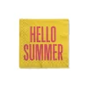 Xenos Papieren Servetten-Servetten hello summer - multikleur - set van 20