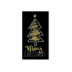 Xenos Kertservetten-Servetten merry christmas - set van 15 - 33x40 cm