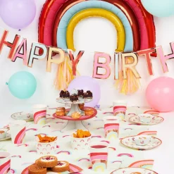 Xenos Kinderfeestjes|Verjaardagen-Servetten regenboog - set van 16