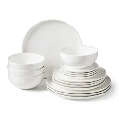 Xenos Serviessets-Serviesset - 16 delig - rond - wit - 4 persoons