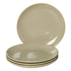 Xenos Serviessets-Serviesset - beige - 16-delig - 4 persoons - reactive glaze