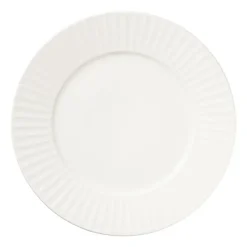 Xenos Serviessets|Kerstservies-Serviesset streep - wit - 16-delig