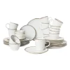 Xenos Serviessets-Serviesset Toscane - wit - 32-delig - 8 persoons