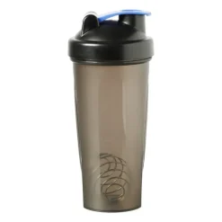 Xenos Drinkflessen-Shakebeker - 700 ml - zwart/blauw