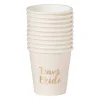 Xenos Bruiloft|Shotglaasjes-Shotglazen Team Bride - set van 10 - ø3.3x5 cm