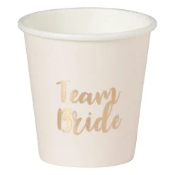 Xenos Bruiloft|Shotglaasjes-Shotglazen Team Bride - set van 10 - ø3.3x5 cm