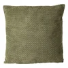 Xenos Kussens-Sierkussen blokje groen - 60x60 cm