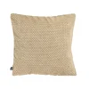 Xenos Kussens-Sierkussen met blokjes - beige - 45x45 cm