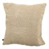 Xenos Kussens-Sierkussen met blokjes - beige - 60x60 cm