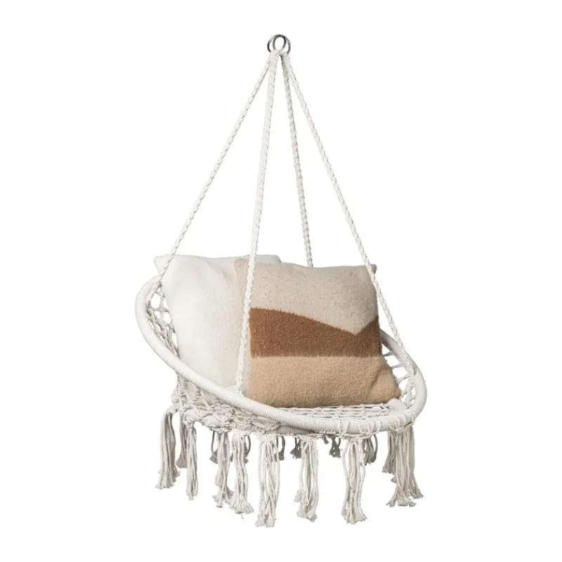 Xenos Kussens-Sierkussen teddy - beige - 45x45 cm