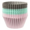 Xenos Bakvormen-Siliconen cupcakevormpjes - set van 12 - ø7 cm