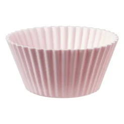 Xenos Bakvormen-Siliconen cupcakevormpjes - set van 12 - ø7 cm