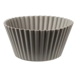Xenos Bakvormen-Siliconen cupcakevormpjes - set van 12 - ø7 cm