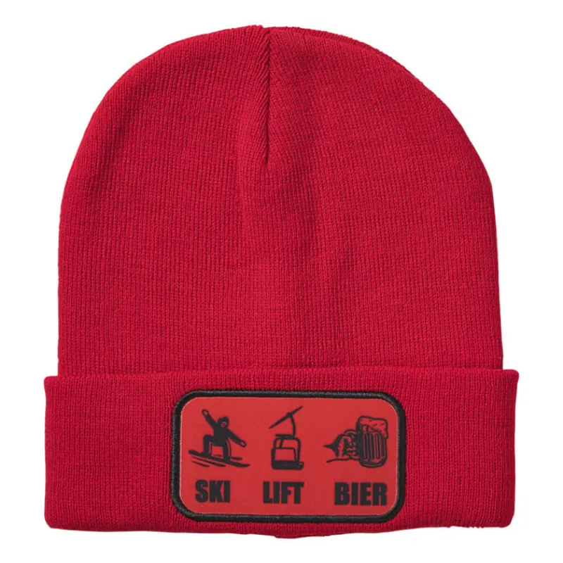 Xenos Winterartikelen-Ski muts - rood