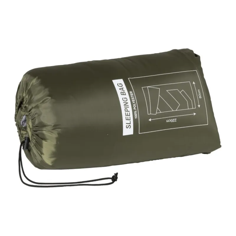 Xenos Slaapzakken-Slaapzak - groen - polyester - 80x220 cm