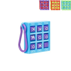 Xenos Spellen-Sleutelhanger boter, kaas en eieren - multikleur - diverse varianten