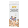 Xenos Diamond Paintings-Sleutelhanger vlinder - diamond paint - 7x7 cm