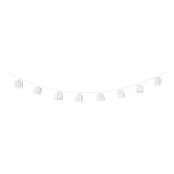 Xenos Lichtslingers-Slinger papier - wit - 175 cm