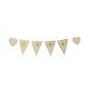 Xenos Babyshower-Slinger baby - bruin/goud - 2x200 cm