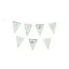 Xenos Babyshower-Slinger baby boy - blauw/goud - 2x200 cm