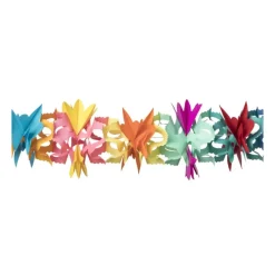 Xenos Slingers-Slinger bloemen - multikleur - 2.5 meter
