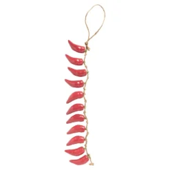Xenos Keukengerei-Slinger met pepers - rood - 29 cm
