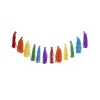 Xenos Slingers|Kinderfeestjes-Slinger tassel regenboog - 3 meter