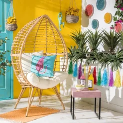 Xenos Slingers|Kinderfeestjes-Slinger tassel regenboog - 3 meter