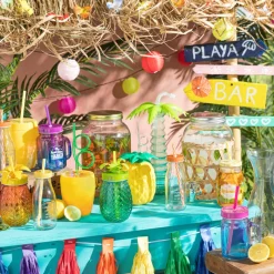 Xenos Slingers|Kinderfeestjes-Slinger tassel regenboog - 3 meter