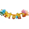 Xenos Slingers|Kinderfeestjes-Slinger tropical - multikleur - 83 cm