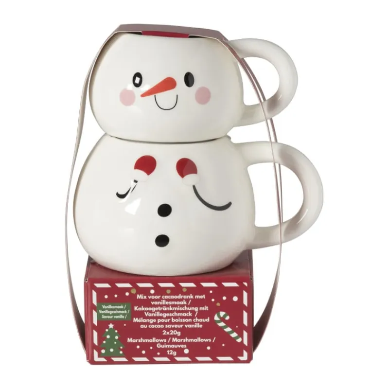 Xenos Kerstcadeaus|Kerstmokken-Sneeuwpop mok