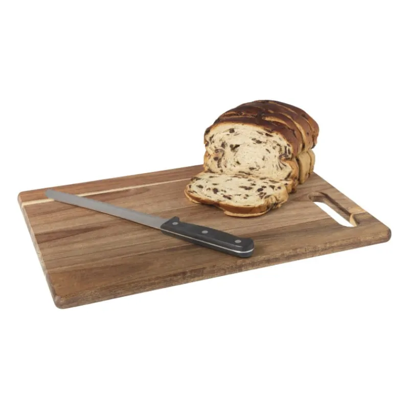 Xenos Snijplanken|Kerstcadeaus-Snijplank acacia - naturel - 40x28x1,5 cm