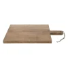 Xenos Borrelplanken-Snijplank van mangohout - vierkant - 31x48 cm
