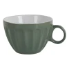 Xenos Kommen-Soepkom facet - Groen - 400 ml