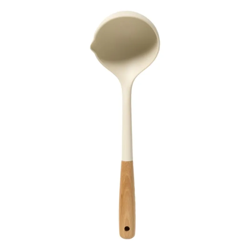 Xenos Keukengerei-Soeplepel - wit - 32.5 cm