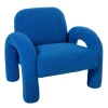 Xenos Fauteuils-Sofa Marilyn - blauw - 74x88x79 cm