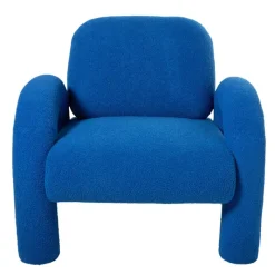 Xenos Fauteuils-Sofa Marilyn - blauw - 74x88x79 cm