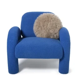 Xenos Fauteuils-Sofa Marilyn - blauw - 74x88x79 cm