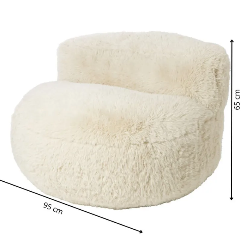 Xenos Fauteuils-Sofa the bear - beige - ø95x65 cm
