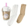Xenos Kerstcadeaus-Sokken ice coffee - 2 paar - maat 38-42